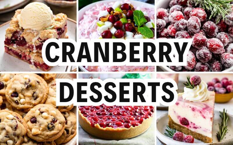 cranberry desserts