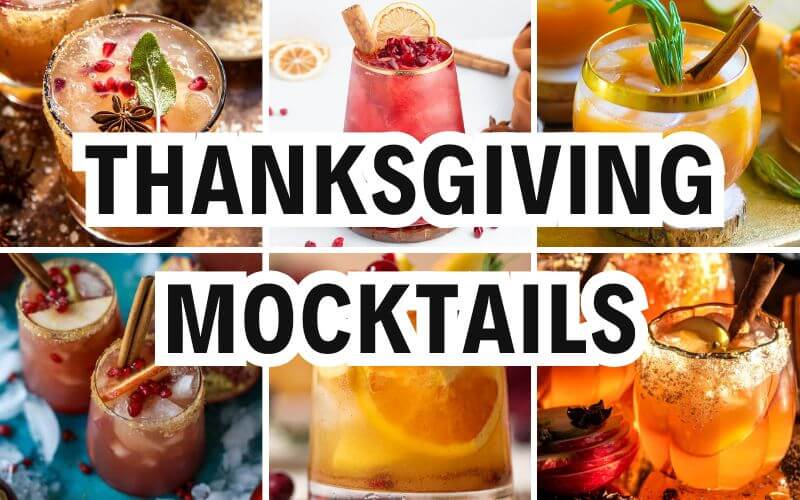 thanksgiving mocktails
