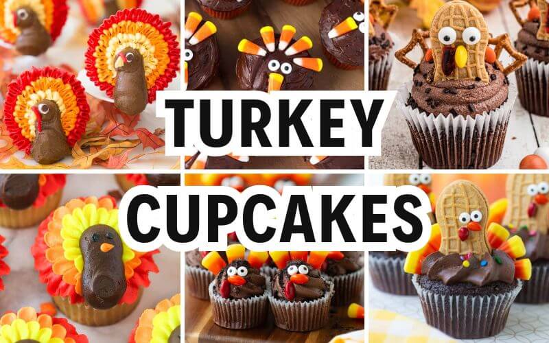 turkey cupcakes