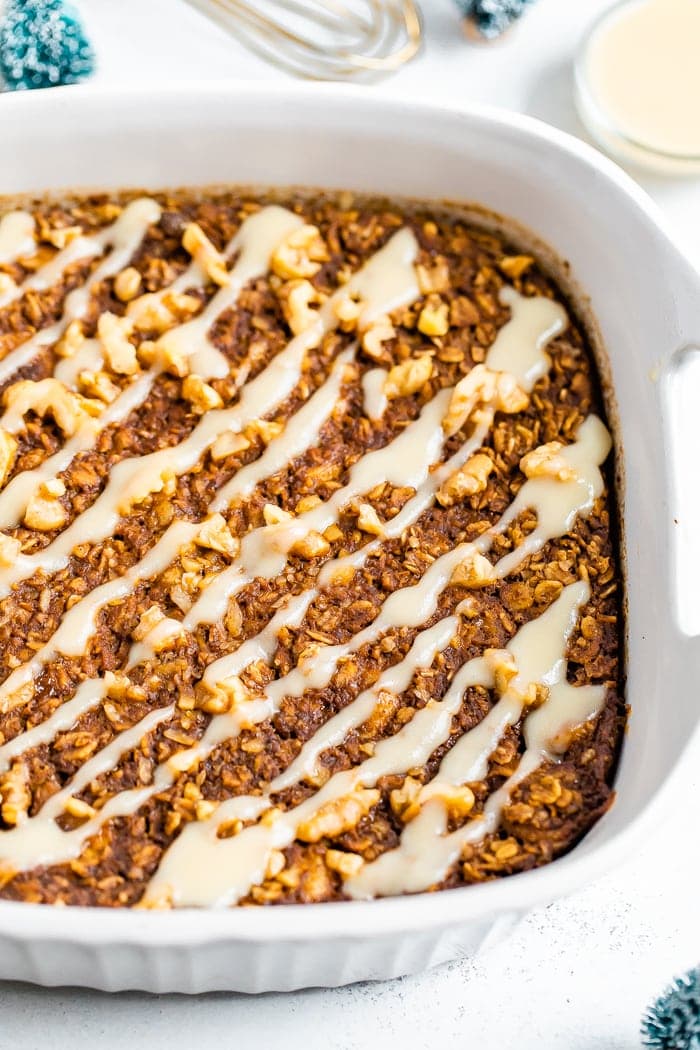 Gingerbread Baked Oatmeal