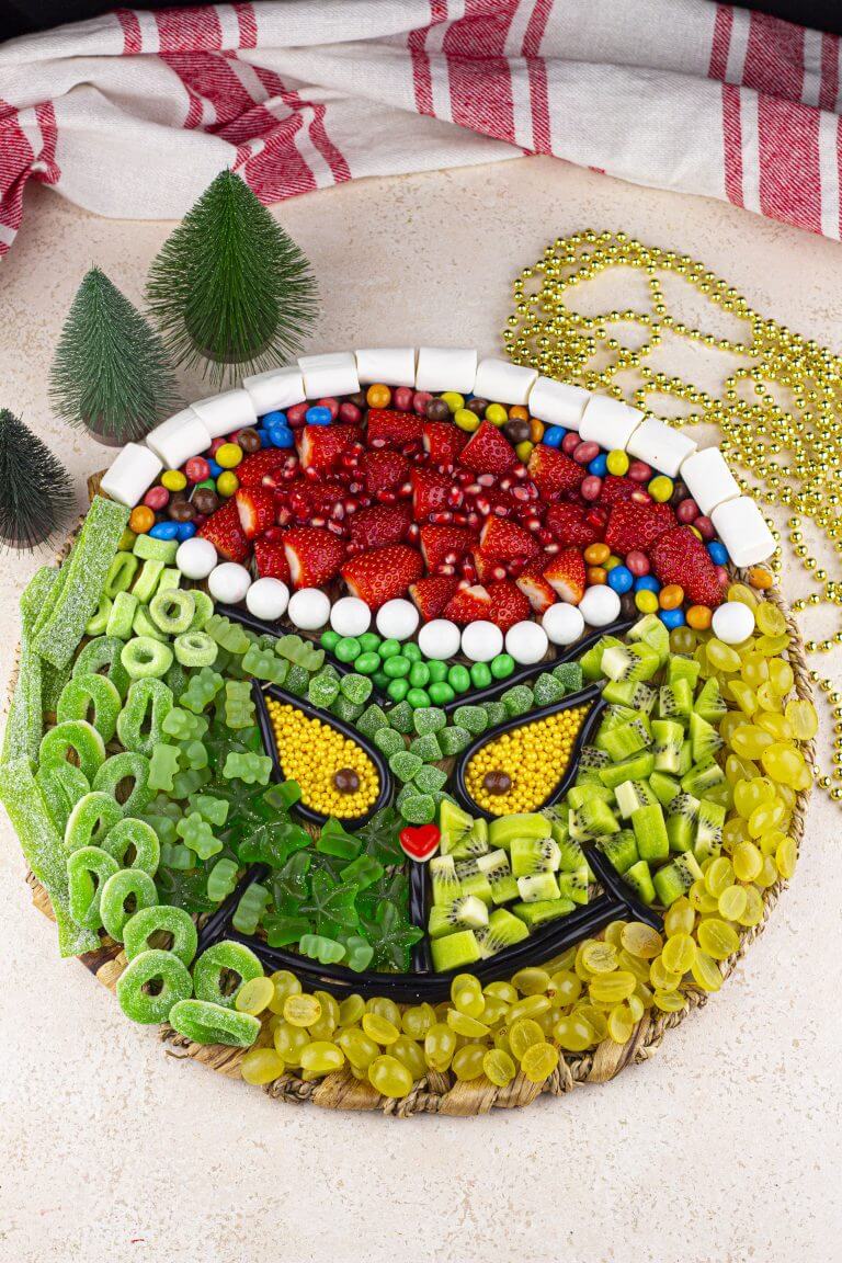 The Ultimate Grinch Charcuterie Board For Family Movie Night