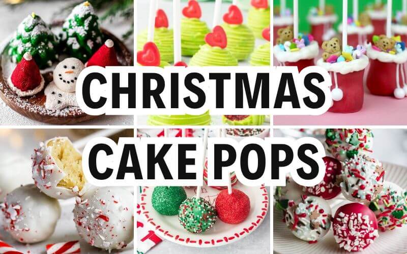 christmas cake pops