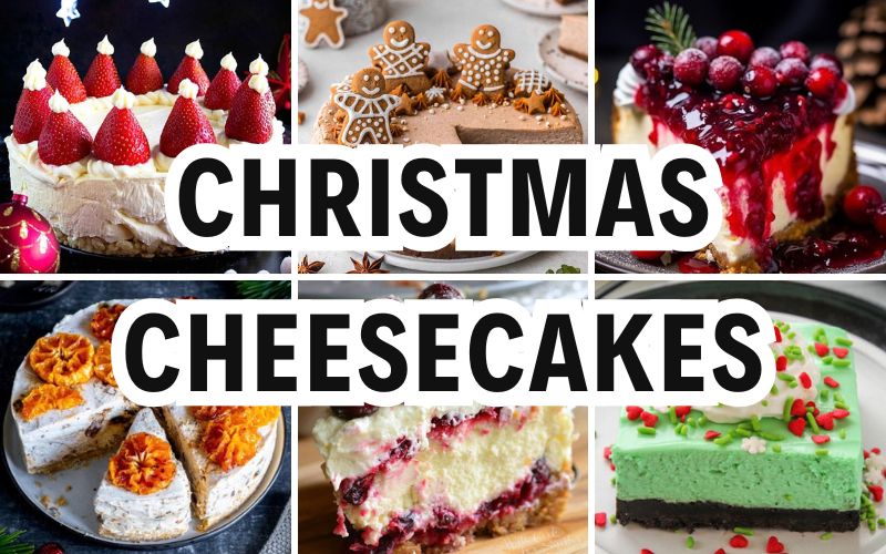 christmas cheesecakes