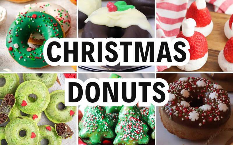 christmas donuts