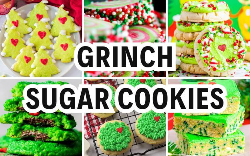 grinch sugar cookies
