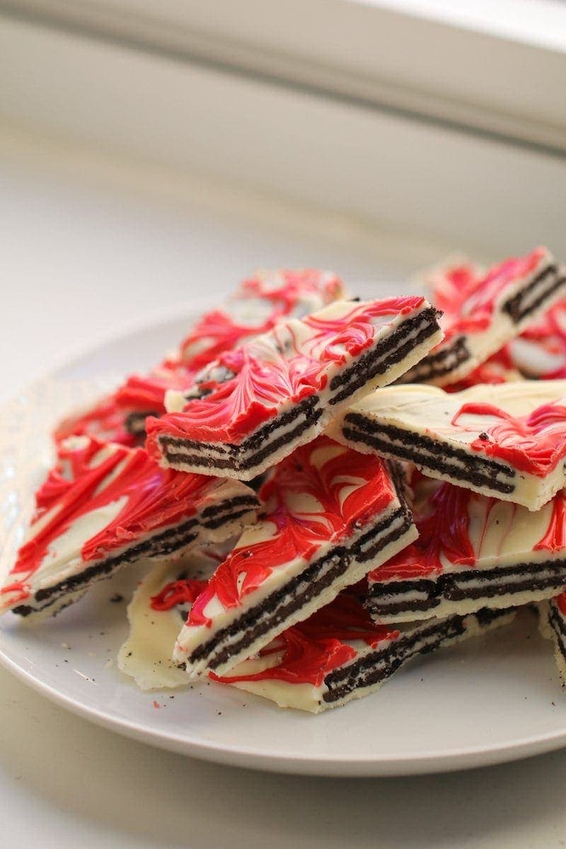 Christmas Oreo Bark