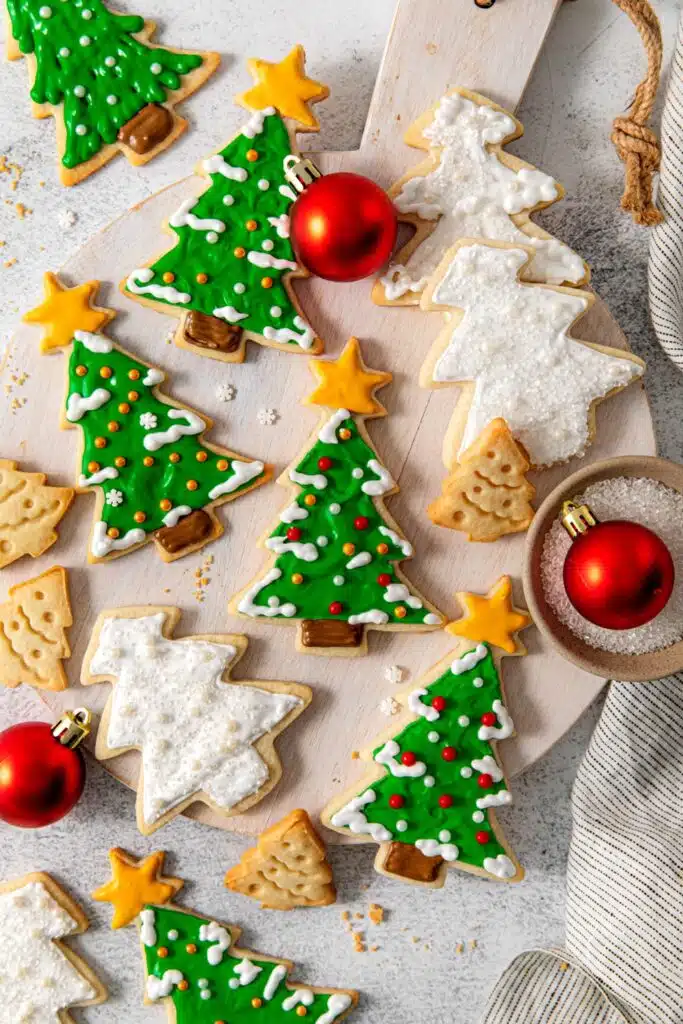 Christmas Tree Sugar Cookies