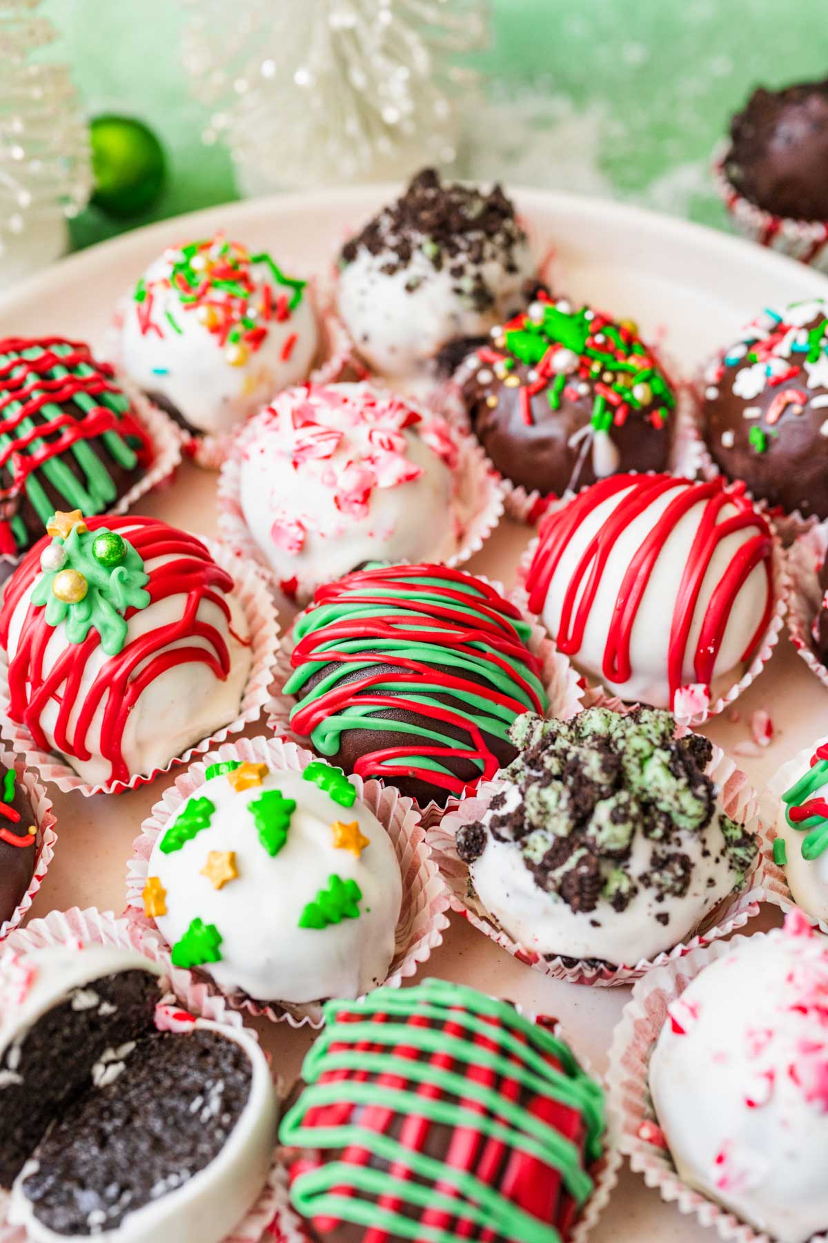 Festive Christmas Oreo Balls