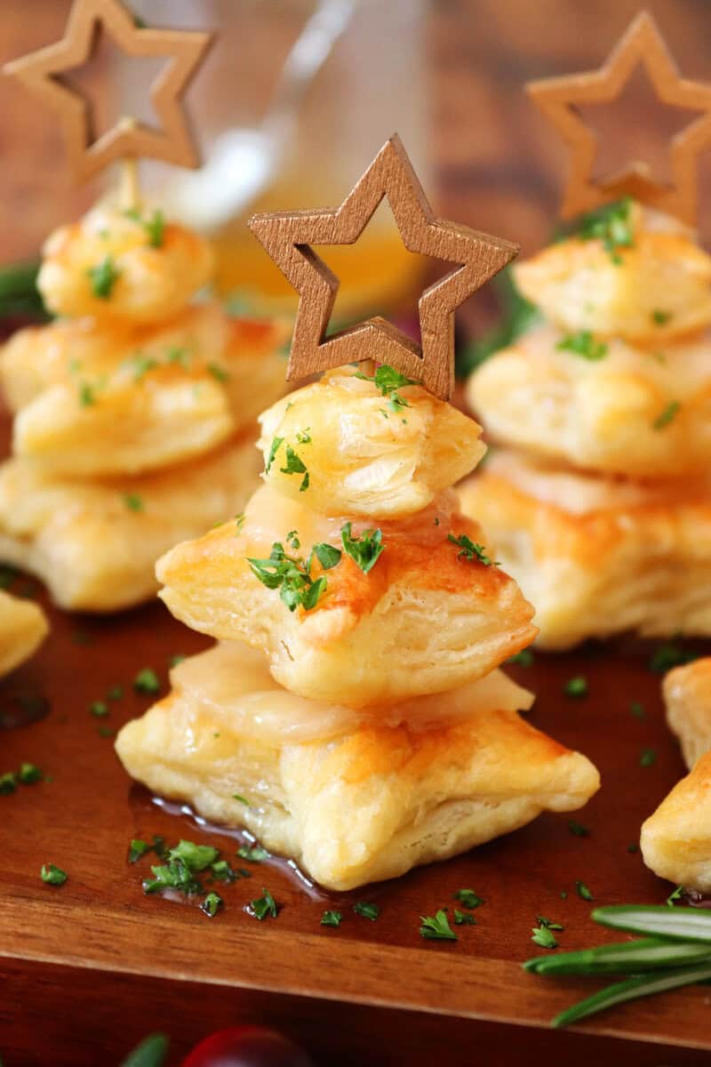 Puff Pastry Christmas Trees