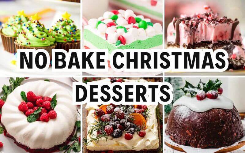 no bake christmas desserts