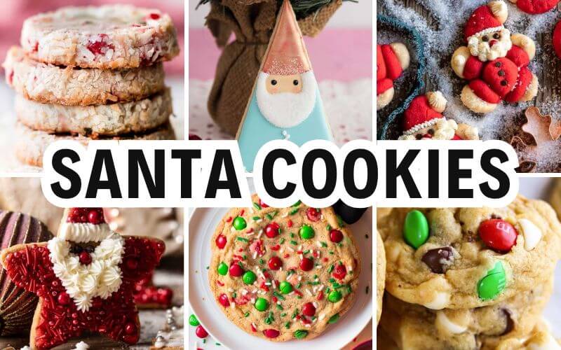 santa cookies