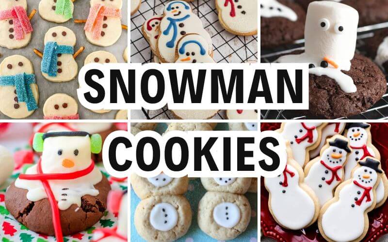 snowman cookies