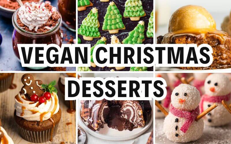 vegan christmas desserts